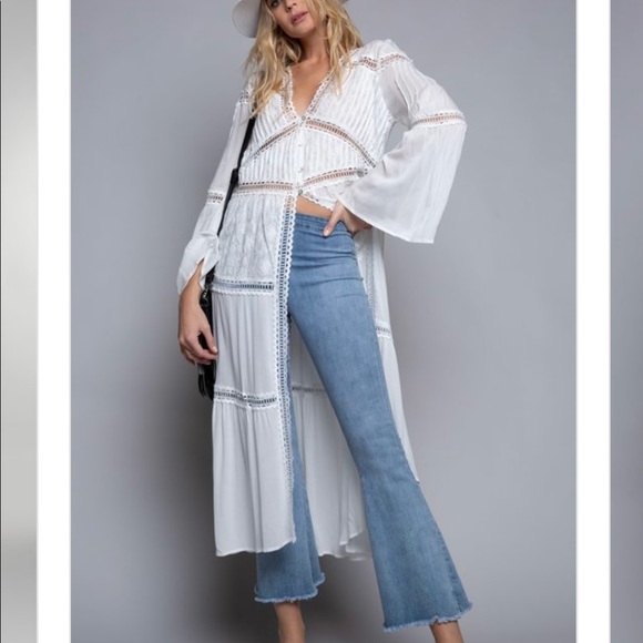 Eyelet Cardigan - Picture 2 of 3